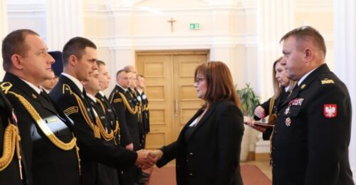 UROCZYSTA ZBIÓRKA Z UDZIAŁEM PODKARPACKICH STRAŻAKÓW