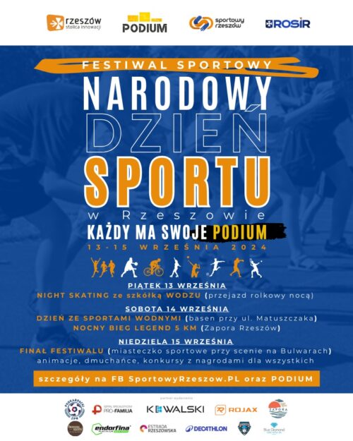 Narodowy Dzień Sportu w Rzeszowie: Każdy ma swoje podium!
