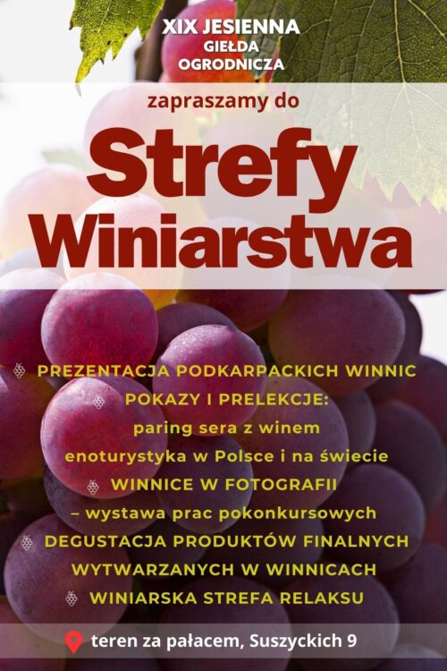 Zapraszamy na Podkarpackie Święto Winobrania w Boguchwale!