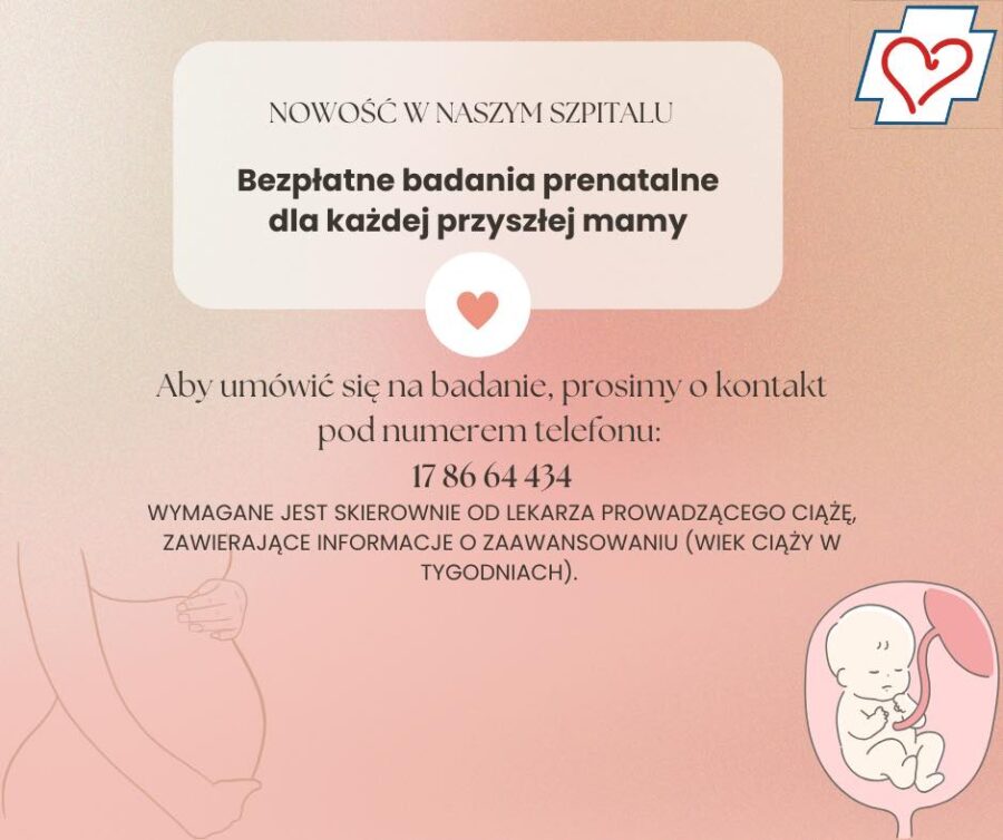 Nowość w Klinicznym Szpitalu Wojewódzkim Nr 2 w Rzeszowie – Bezpłatne badania prenatalne dla przyszłych mam