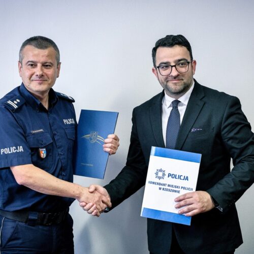 Powiat Rzeszowski wspiera bezpieczeństwo mieszkańców – podpisano ważne porozumienie z Policją