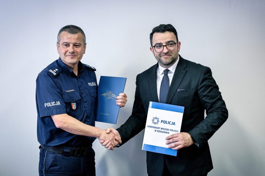 Powiat Rzeszowski wspiera bezpieczeństwo mieszkańców – podpisano ważne porozumienie z Policją