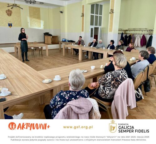 Edukacyjne spotkanie dla seniorów w Gminie Wojaszówka