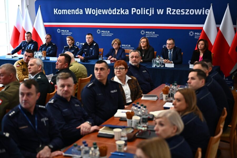 Podsumowanie roku w podkarpackiej policji. Odprawa roczna w Rzeszowie