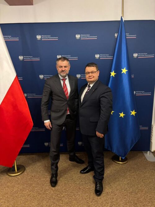 Rektor Uniwersytetu Rzeszowskiego w Ministerstwie Aktywów Państwowych – spotkanie dla rozwoju regionu